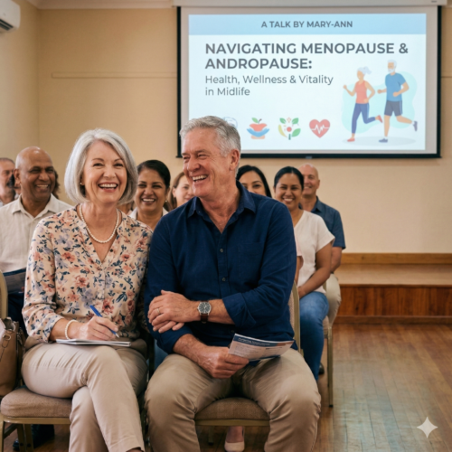 TALK BY MARY-ANN: Midlife Change: Navigate Menopause & Andropause Naturally